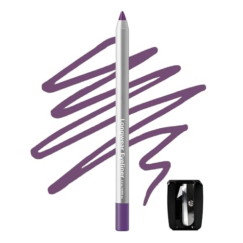 Deep Purple Plum Eyeliner Pencil - Waterproof, Smudge-Proof