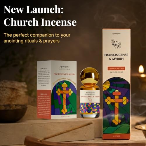 Frankincense & Myrrh Anointing Oil 9ml | Prayer & Protection