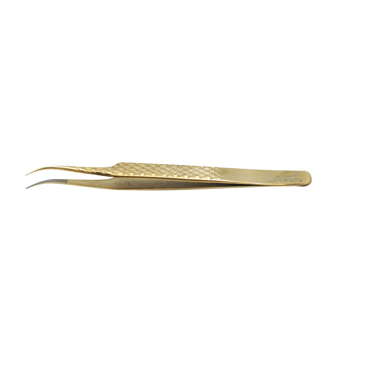 Lash Vegas Curved Cutie Tweezer are great for Isolation - Gold