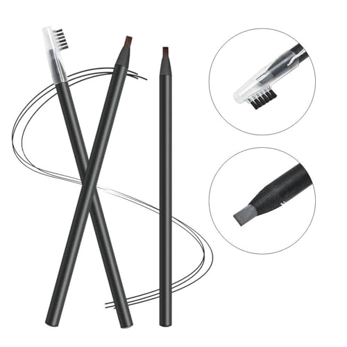 6Pcs Microblading Eyebrow Pencil Set - Waterproof Peel Off