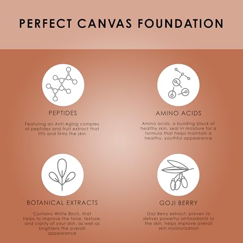 Temptu Perfect Canvas Hydra Lock Airbrush Foundation, Rose Beige, 1 Fl Oz