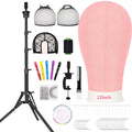 Beauty Star 63" Wig Stand Tripod with 22" Mannequin Head Kit