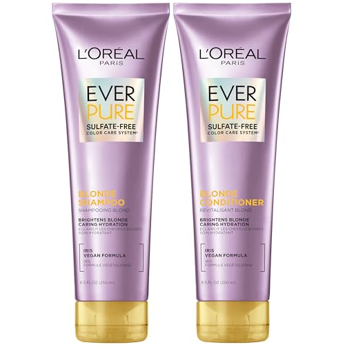 L'Oreal Paris EverPure Blonde Shampoo & Conditioner Set - 8.5 Fl Oz