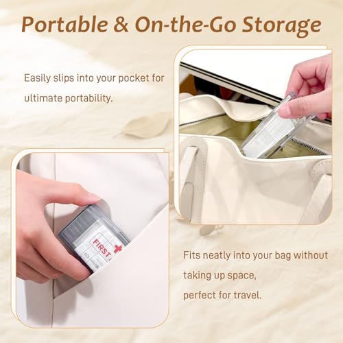 7-Piece Cotton Swab Holders – Dustproof Travel Storage Cases