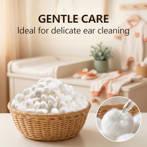 Sukh Soft White Cotton Balls for Skincare & Nail Polish Removal - 250 Count