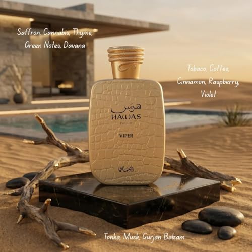 RASASI Hawas Viper 3-Piece Perfume Gift Set - Men’s Fragrance & Grooming