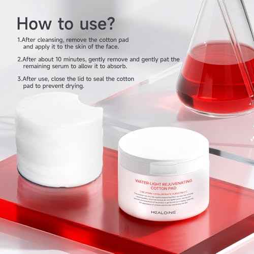 Rejuvenating Zero Pore Toner Cotton Pads with Hyaluronic Acid & MC-PDRN - Moisturizing Facial Korean Skin Care for Smooth Skin£¨100 Pads£©