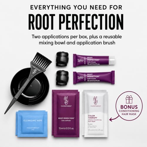 Madison Reed Root Touch Up Kit – 6N Savoca Medium Brown, 100% Gray Coverage