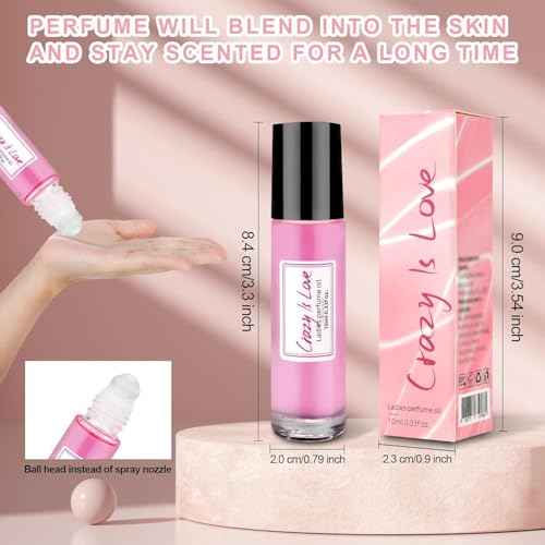 Pheromones Perfumes for Women, Roll on Perfume for Women, long-Lasting Pheromone-Enhance Charm & Confidence, Travel Perfume-0.34 fl.oz (10mL)