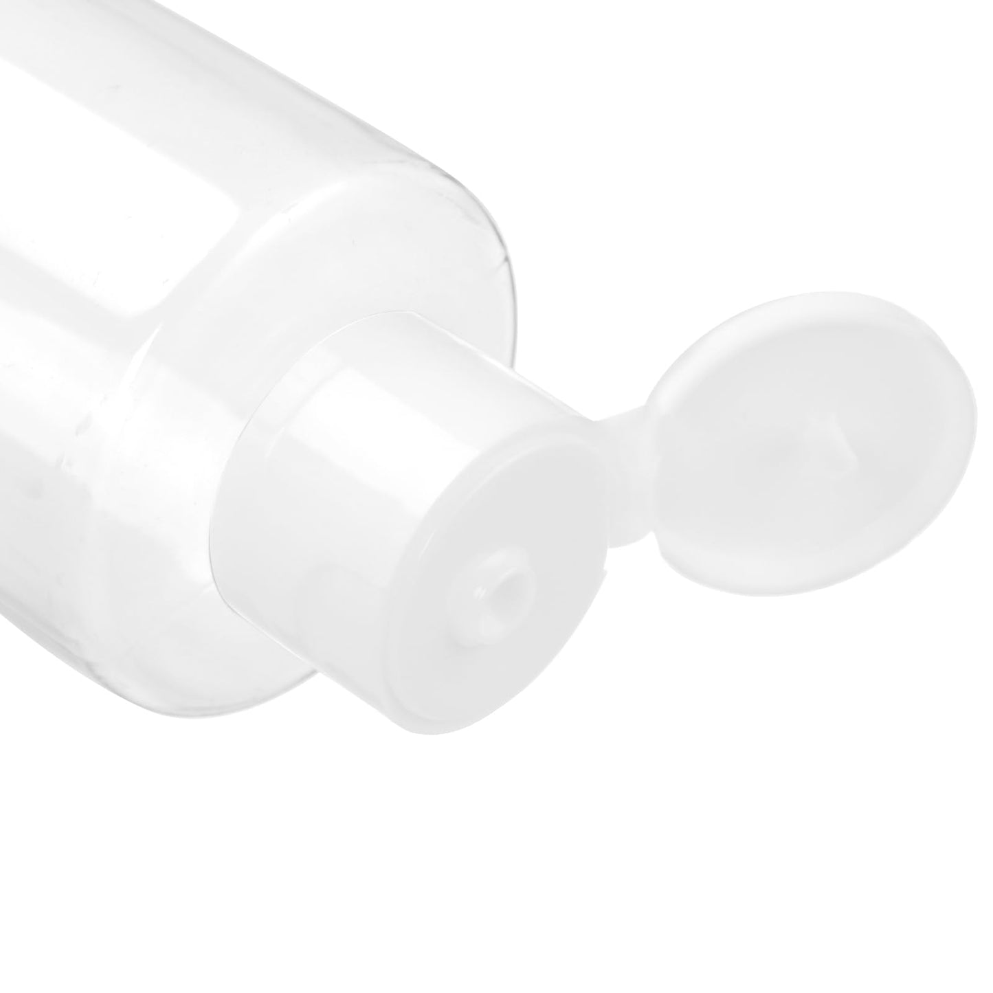 ZEONHAK 30 Pack 8oz / 250ml Clear Plastic Empty Bottles, Plastic Travel Bottle with Flip Cap, Portable Refillable Containers for Shampoo, Lotion, Liquid Body Soap, Cream, Toner and Other Liquids