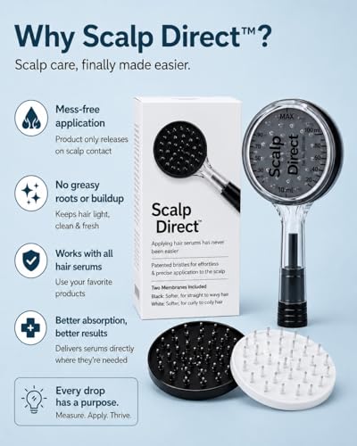 Scalp Massager Hair Growth Oil Applicator for Men & Women