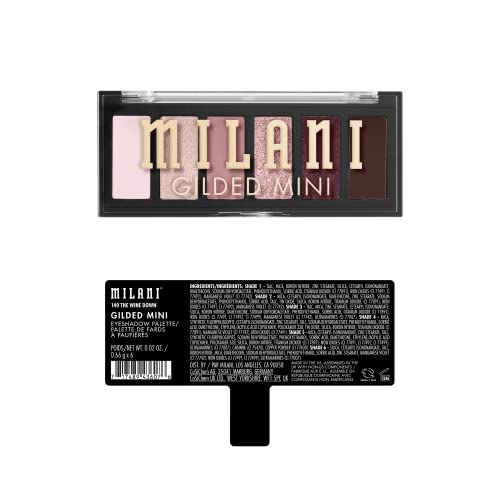 Milani Gilded Mini Eyeshadow Palette - 6 Matte & Shimmer Shades