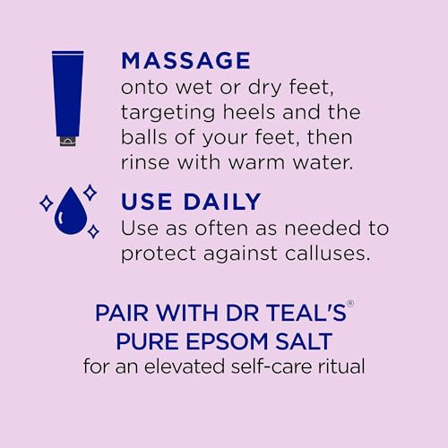 Dr. Teal's Gentle Exfoliant Foot Scrub with Pure Epsom Salt - 6 oz