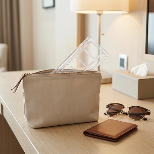 Lurrose Empty Eyeshadow Palette Organizer - 6 Compartments