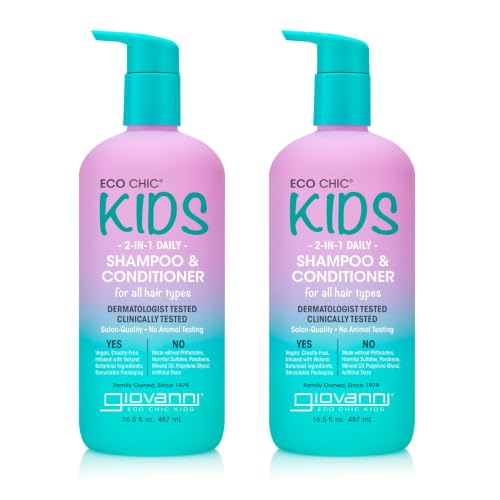 GIOVANNI Kids 2-in-1 Shampoo & Conditioner - 6.5 fl oz