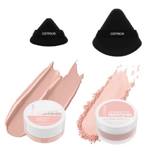 Catrice Under Eye Brightening Concealer & Setting Powder Kit for Dark Circles