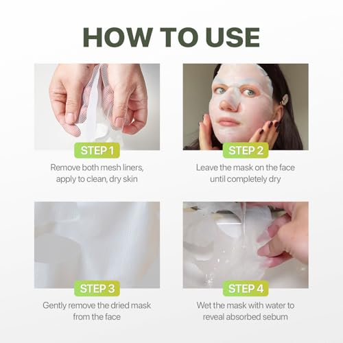 Trouble Patch Mask ? Full Face Pimple Patch ? Hydrocolloid Face Mask for Acne-Prone Skin, Covers Multiple Breakout Areas, Absorbs Excess Oil & Buildup (20ml x 4)