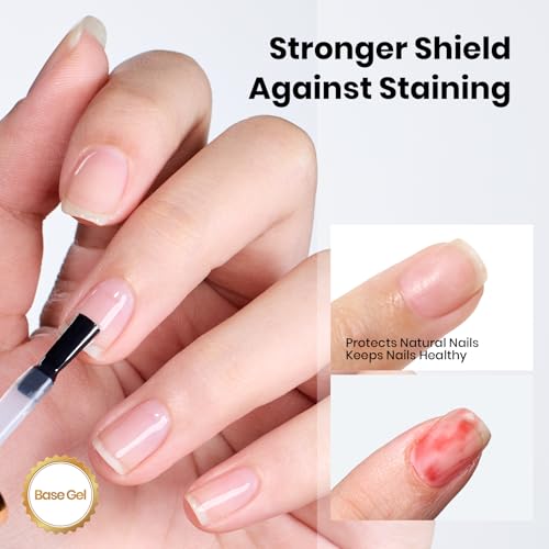 Beetles Clear F-Clear Gel Base & Top Coat Set 2Pcs 15ml Long Lasting High Gloss