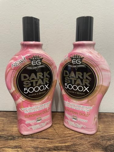 European Gold Dark Star 5000X Tanning Lotion, 12 fl oz