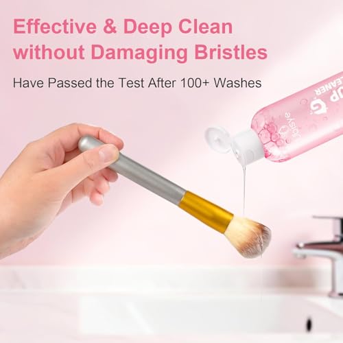 Makeup Brush Cleaner Set - Shampoo & Mat, Deep Clean