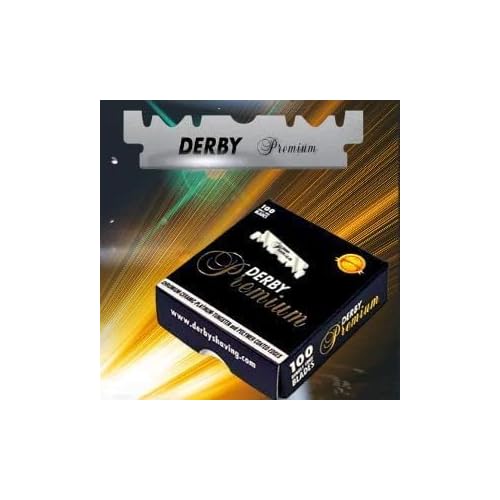 400 "Derby Premium" Single Edge Razor Blades for straight razor