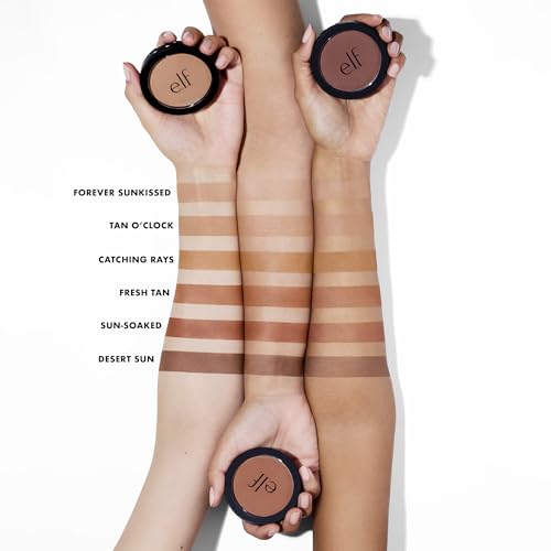 e.l.f. Primer-Infused Matte Bronzer – Long-Wear Sun-Kissed