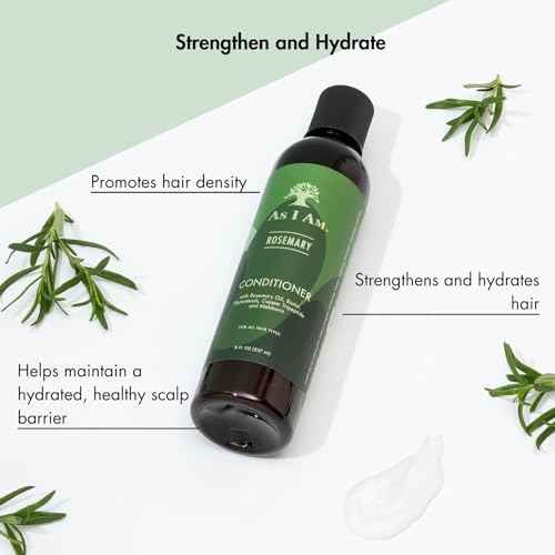 As I Am Rosemary Conditioner 8 oz - with Biotin & Saw Palmetto