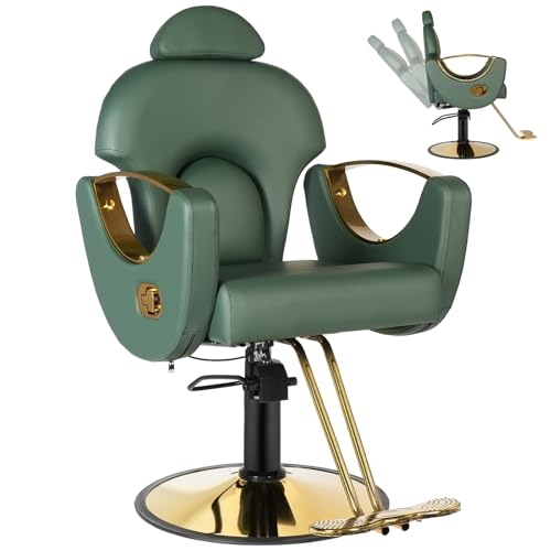 Tythical Salon Chair - Reclining Hydraulic Barber Styling Chair