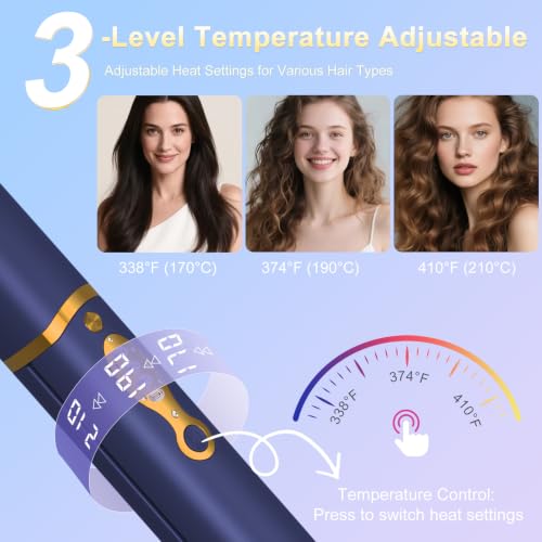 Cordless 2-in-1 Hair Straightener & Curler - Portable Travel Flat Iron with Titanium Plates