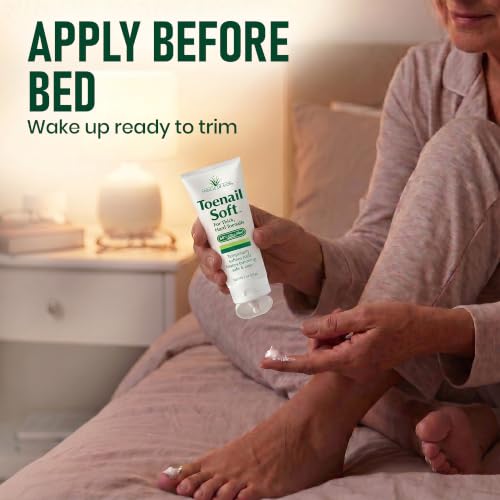 Miracle of Aloe Toenail Softener Cream for Thick Hard Nails - 1 oz