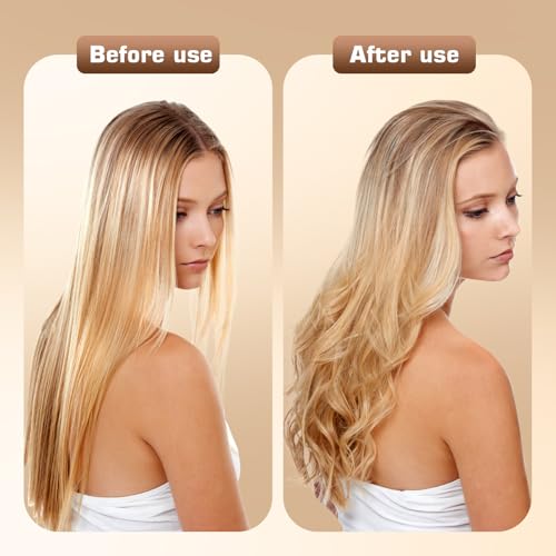 Podiality 1.25 Inch Ceramic Curling Iron 2-in-1 Hair Straightener & Curler, 24K Gold Tech, Dual Voltage