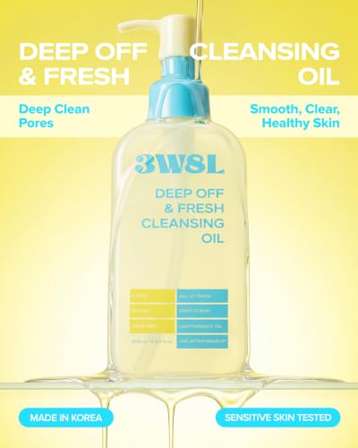 3W8L Deep Cleansing Oil – Korean Pore Care Makeup Remover