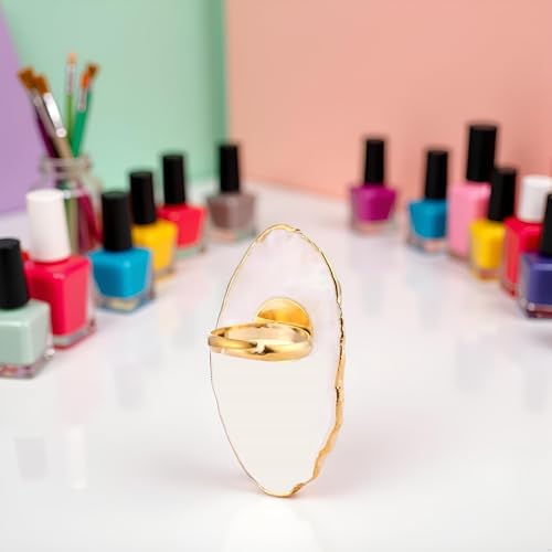 Yellow Resin Nail Art Palette Nail Mixing Palette Polish Holder Drawing Color Palette Nail Art Painting Palette Manicure Tool,Attractive Processed Makeup Palettes