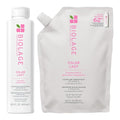 Biolage Color Last Shampoo & Refill Set for Color-Treated Hair - Vegan, Nourishing & Shine-Enhancing