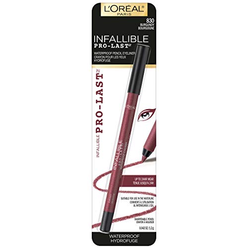 L'Oreal Paris Infallible Pro-Last Waterproof Pencil Eyeliner, Burgundy