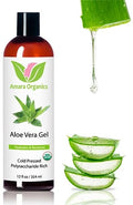 Organic Aloe Vera Gel 12 oz – USDA Certified Pure Skin & Hair Care