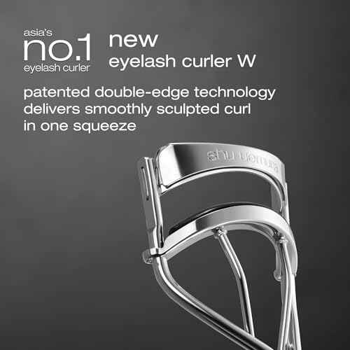 Shu Uemura Iconic Eyelash Curler, Achieve Precise Control and Long-Lasting Curl - Includes Silicone Replacement Pad