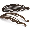 Large Banana Hair Clip for Thick Curly Hair | Matte Finish