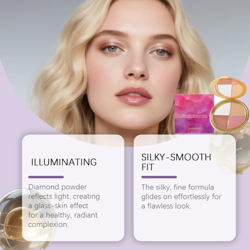 YG LianKai Eye & Cheek Palette - 4-in-1 Makeup Kit for Women
