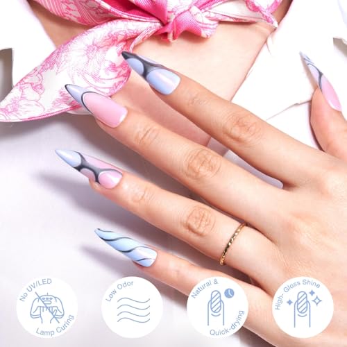 Celestial Blue Quick Dry Nail Polish - 10ml | AZUREBEAUTY