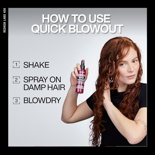 Redken Quick Blowout Heat Protectant Spray - Lightweight Primer for All Hair Types