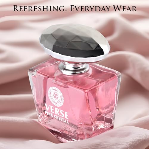 Verse Pink Crystal Eau De Parfum for Women 100ml - Floral Fruity Fragrance