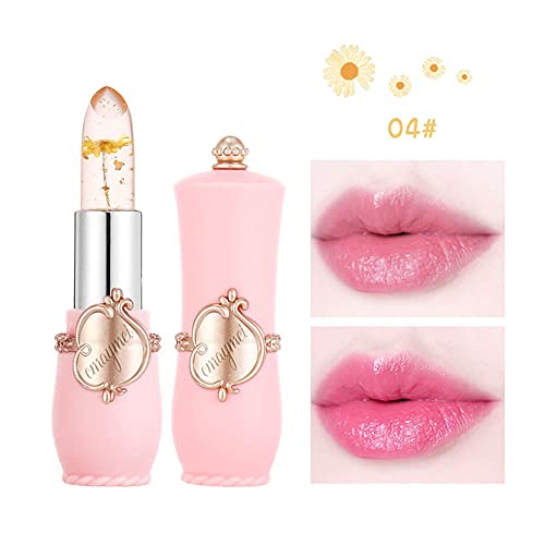 Crystal Flower Jelly Lipstick Set, 3Pc Temperature Color-Change
