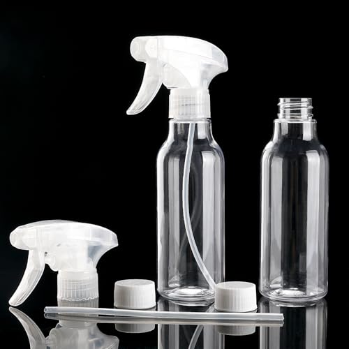 Cosywell Spray Bottles 8.8oz 2 Pack - Adjustable Mist/Stream Nozzle