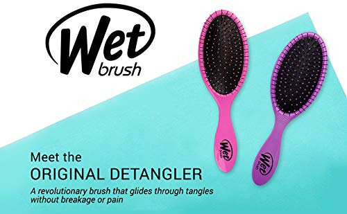 Wet Brush Original Detangler Hair Brush, Shimmering Sky, Dreamy Dawn, All Hair Types, Ultra-Soft IntelliFlex Bristles Glide Through Tangles with Ease, Pain-Free Comb for Men, Women, Boys and Girls