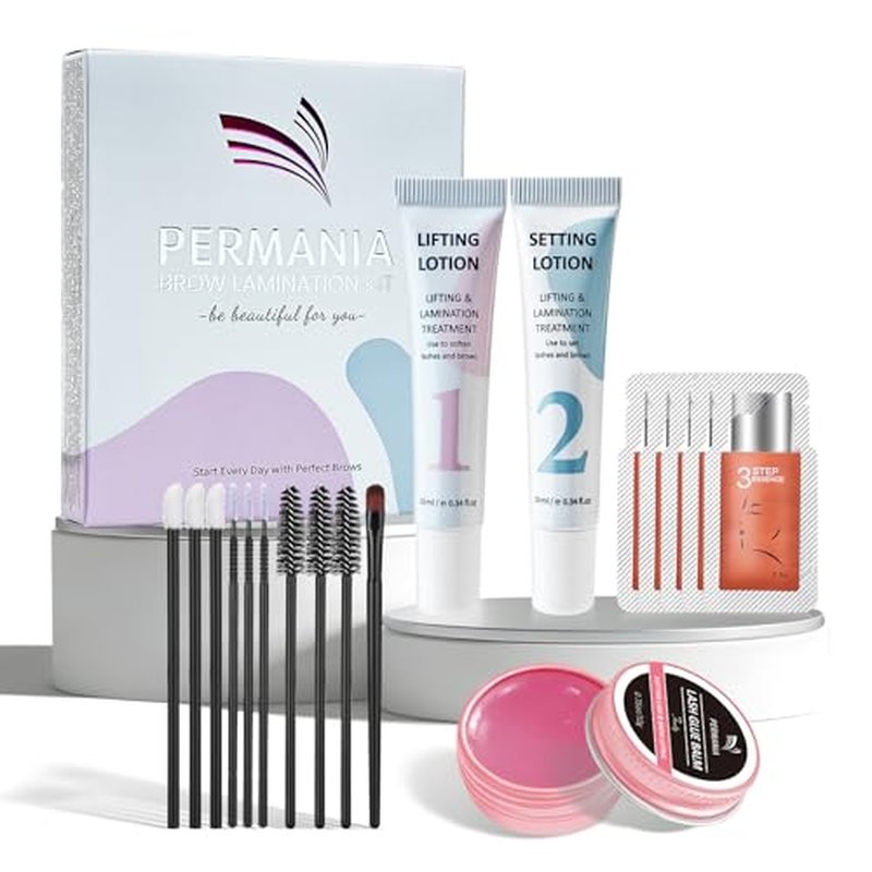 PERMANIA Brow Lamination Kit – Fuller Eyebrows, 4-Week Results