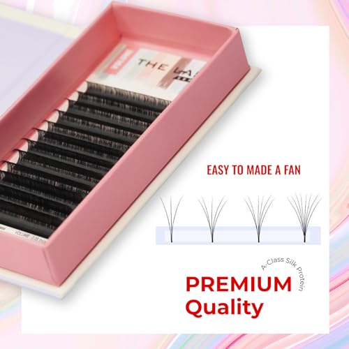 THE LASH SUPPLY PREMIUM - Volume Eyelash Extension 0.03, 0.05, 0.07 Thickness - C/CC/D Mix Length & 9-20mm, Lashes Extensions