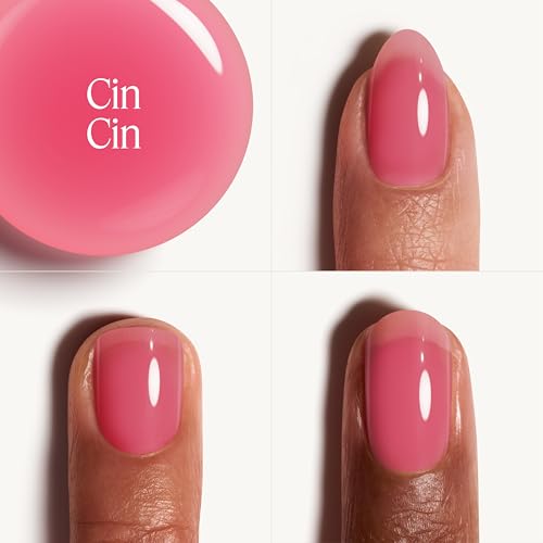 essie Cin Cin Glass Nails Polish - Translucent Pink, Vegan, 0.46 fl oz