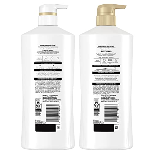 Pantene Daily Moisture Shampoo & Conditioner Set with Rescue Shot