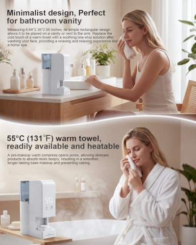 Hot Towel Dispenser - 5-Second Fast Heating Face Towel Warmer